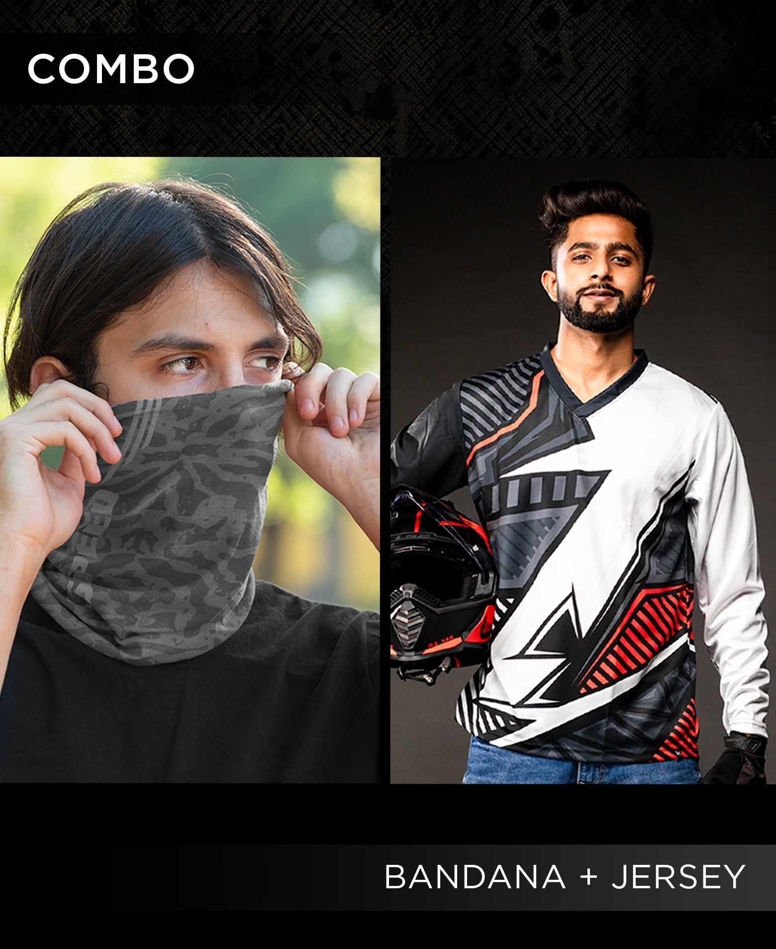 Trendsetter Jersey and Speed Freak Bandana Combo