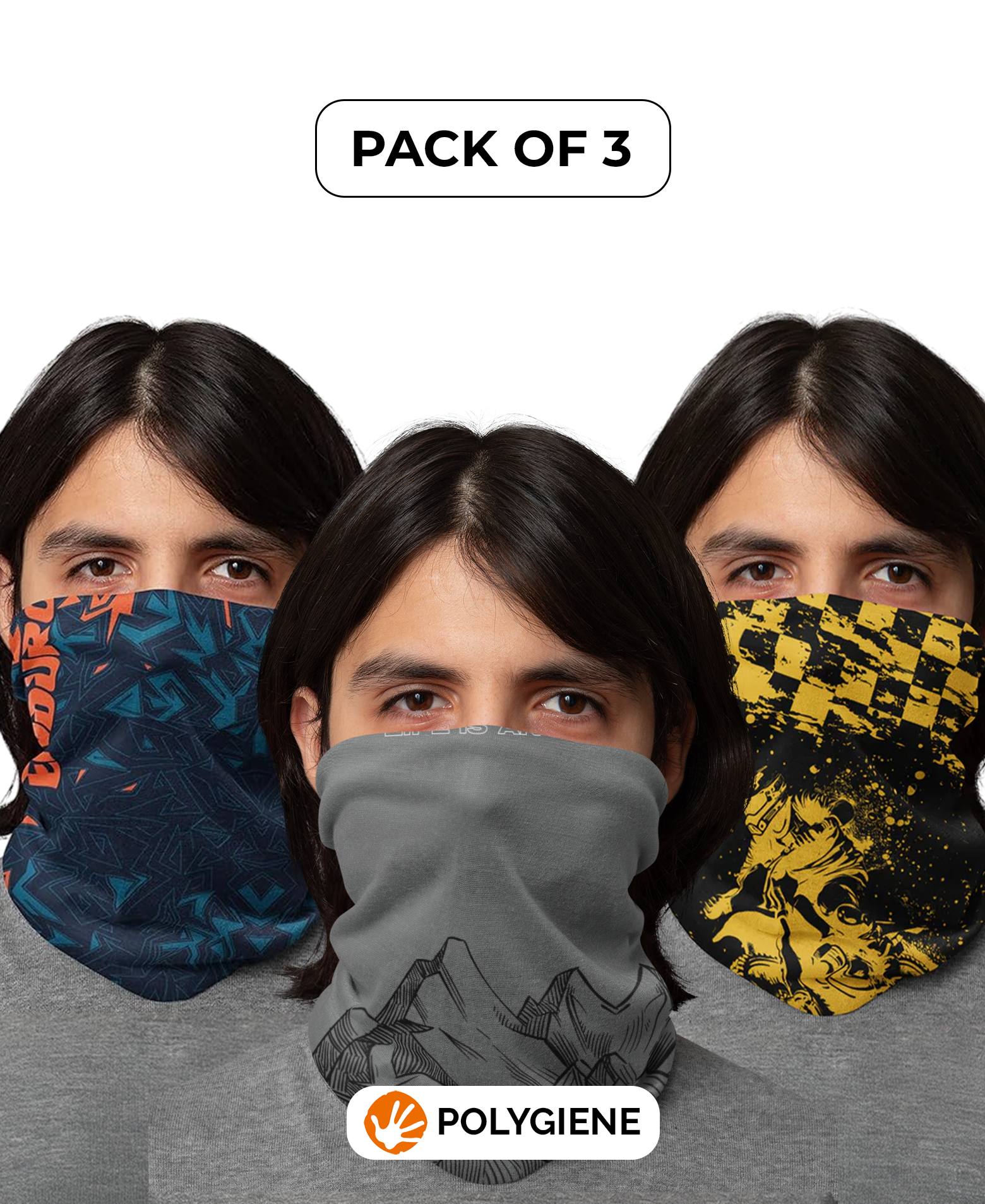 Motocross Triad Bandana Pack of 3