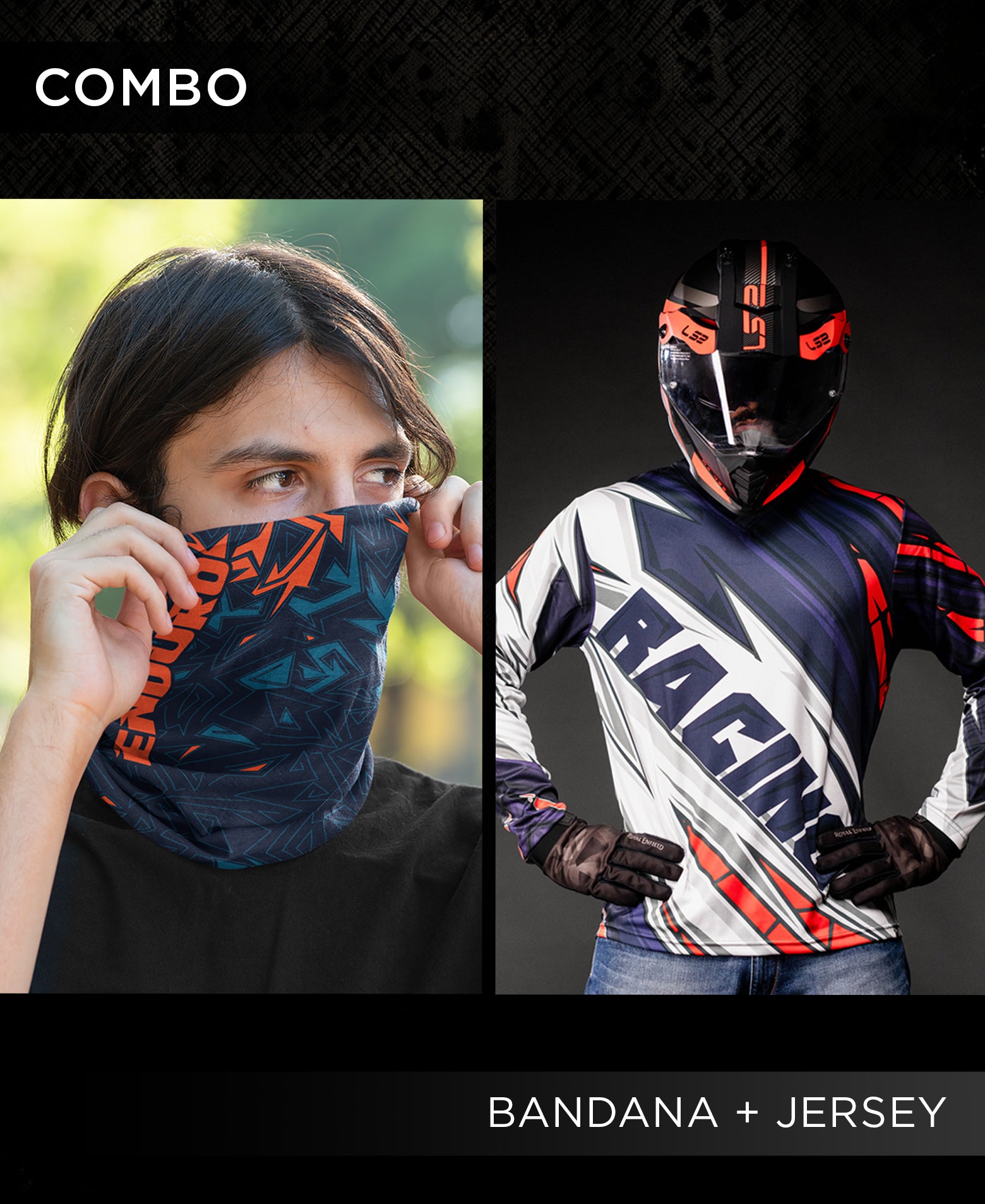 Racing Primo and Enduro Bandana