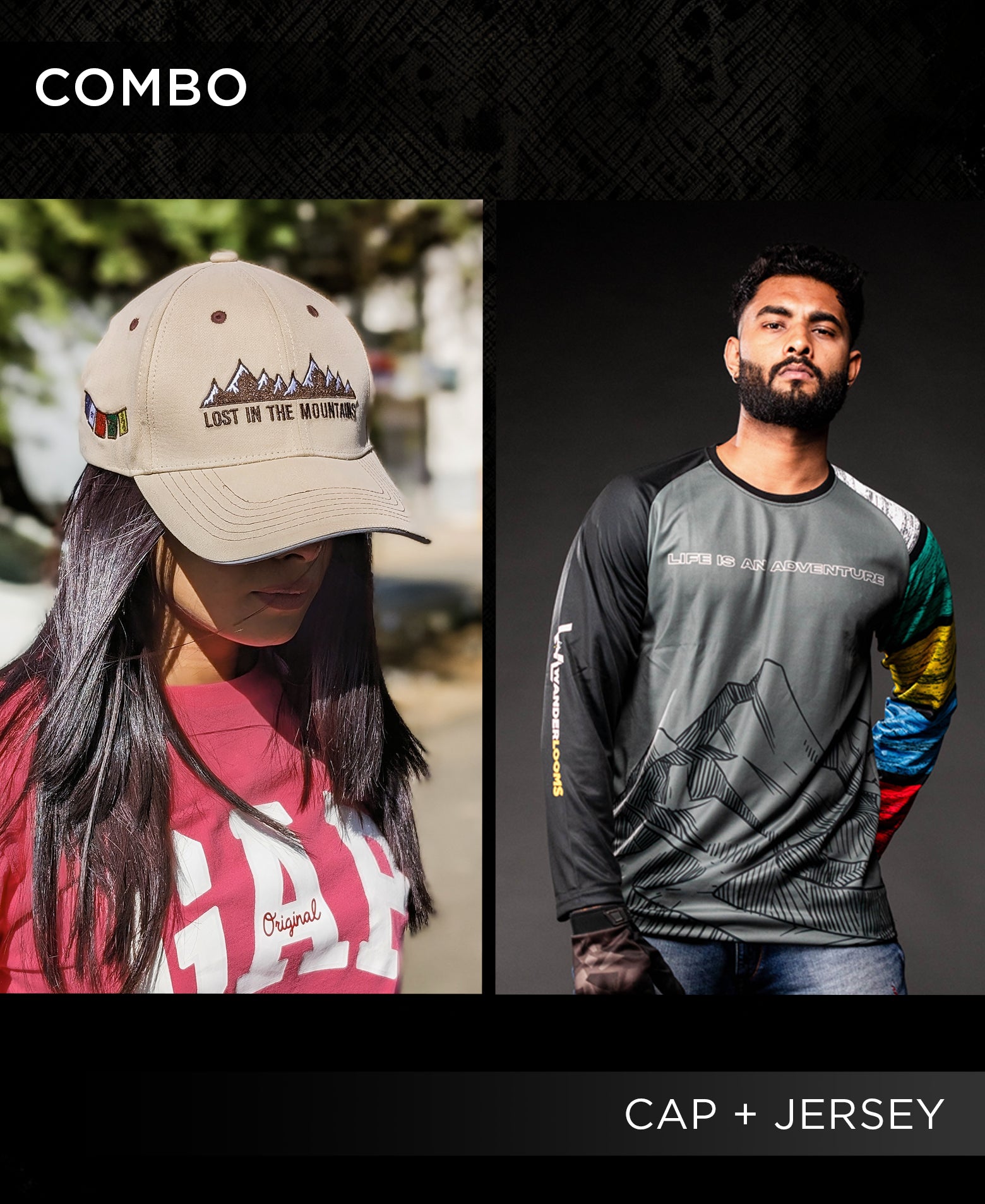 Himalayan Jersey and Ladakh Peak Cap Combo