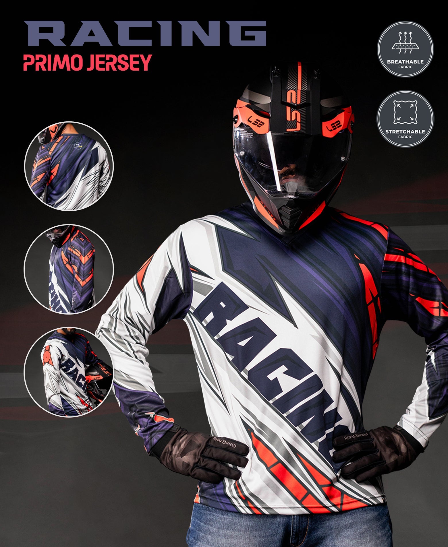 Racing Primo and Enduro Bandana