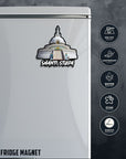 Shanti Stupa Fridge Magnet