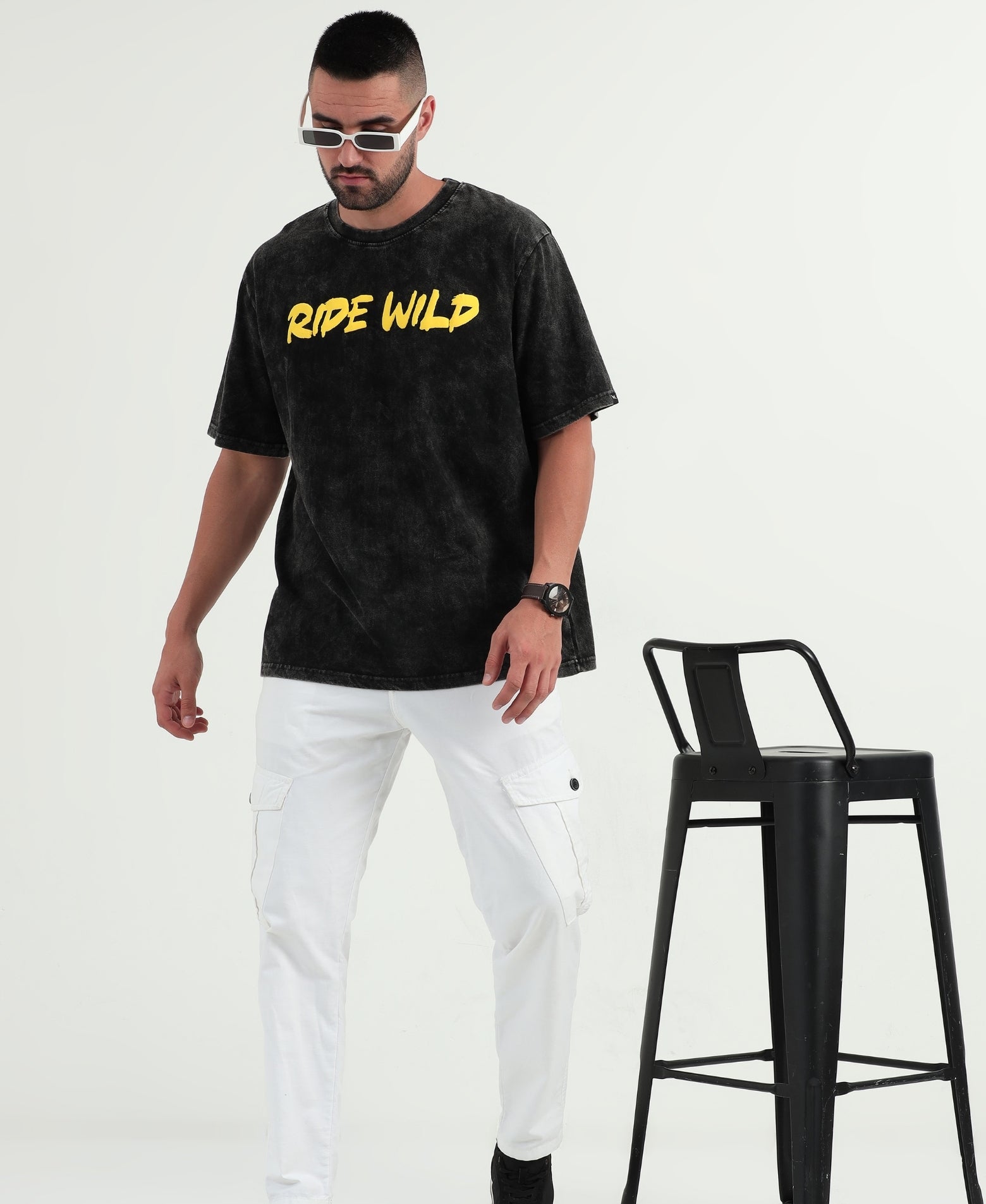 Ride Wild Oversized T-Shirt (Stone Washed)