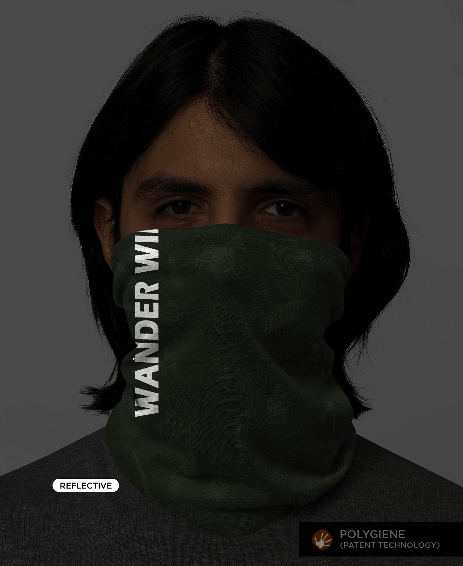 Wander Wild Reflective Bandana