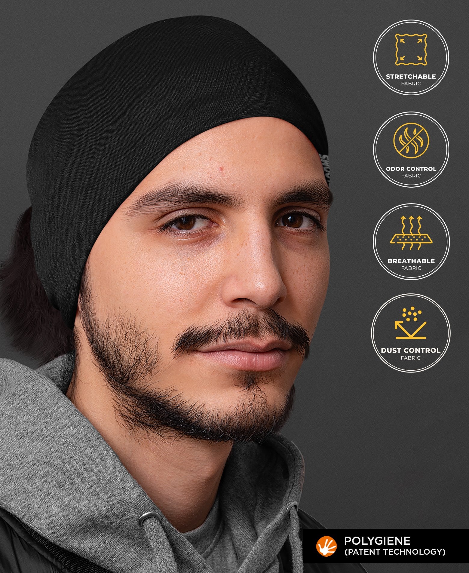 Midnight Black Bandana