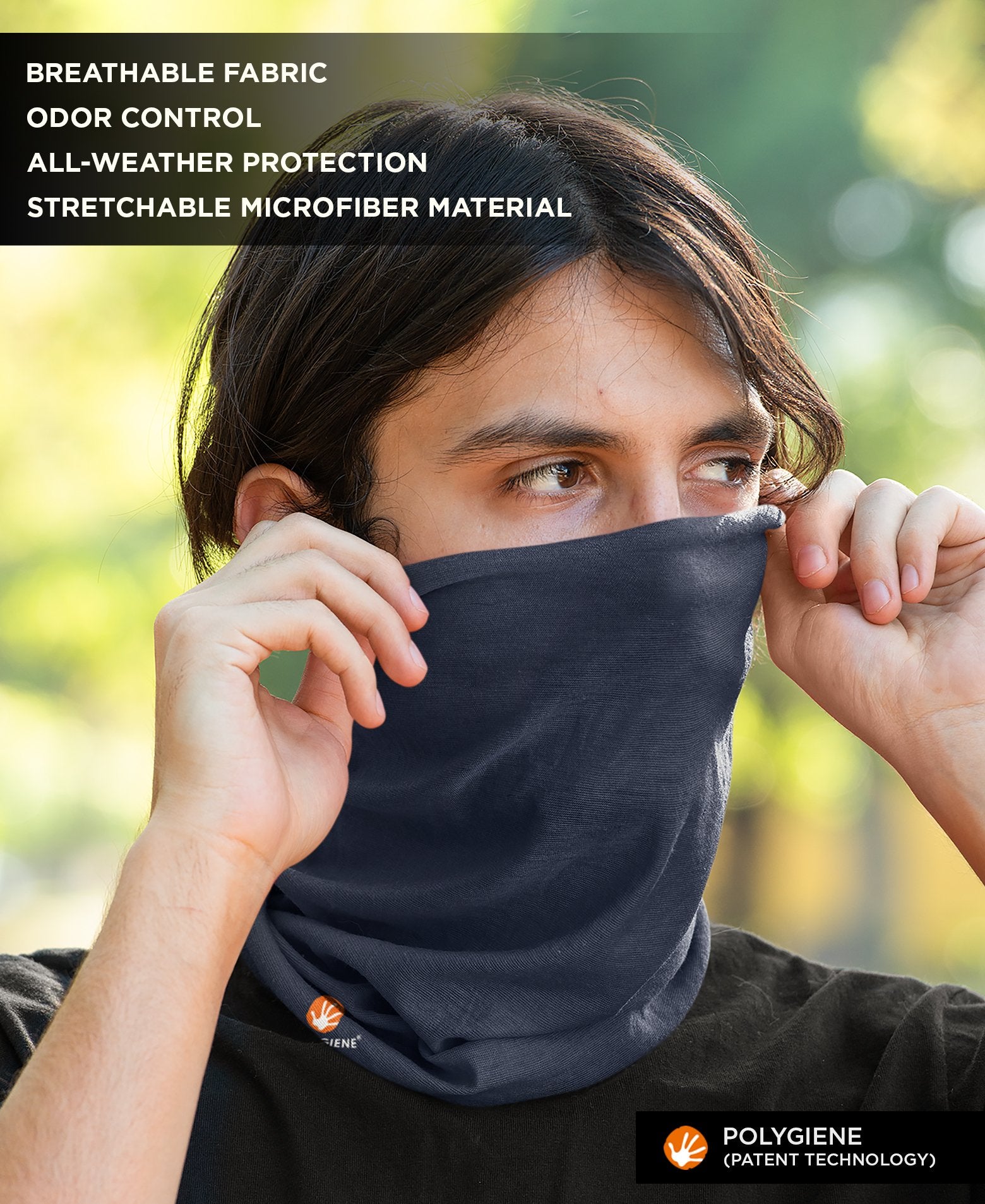 Midnight Black Bandana and Navy Nomad Bandana