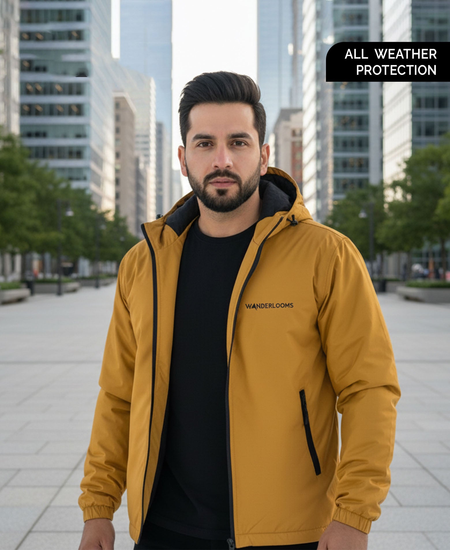 Odyssey Windcheater -Mustard – WANDERLOOMS