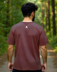 Wander Oversized T-Shirt (Burgundy)