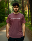 Wander Oversized T-Shirt (Burgundy)