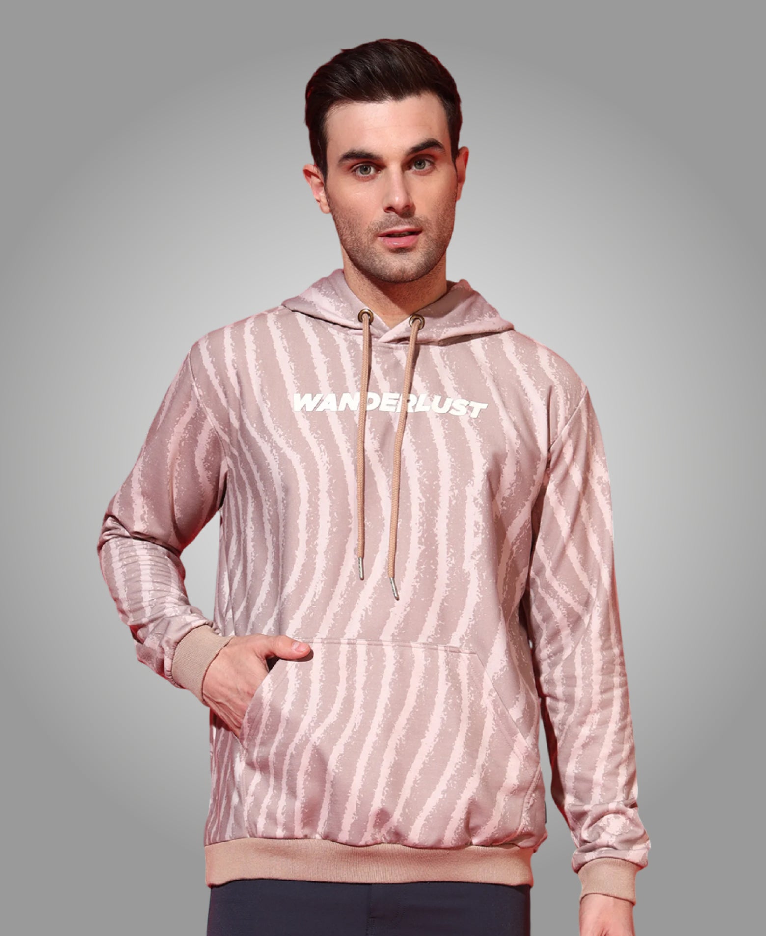 Wanderlust Allover Print Hoodie