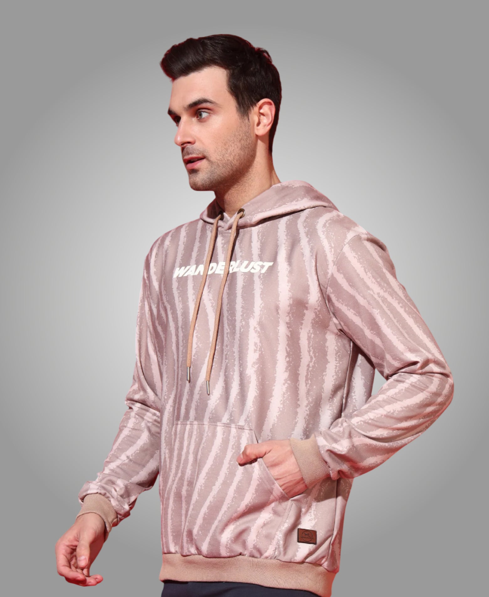 Wanderlust Allover Print Hoodie