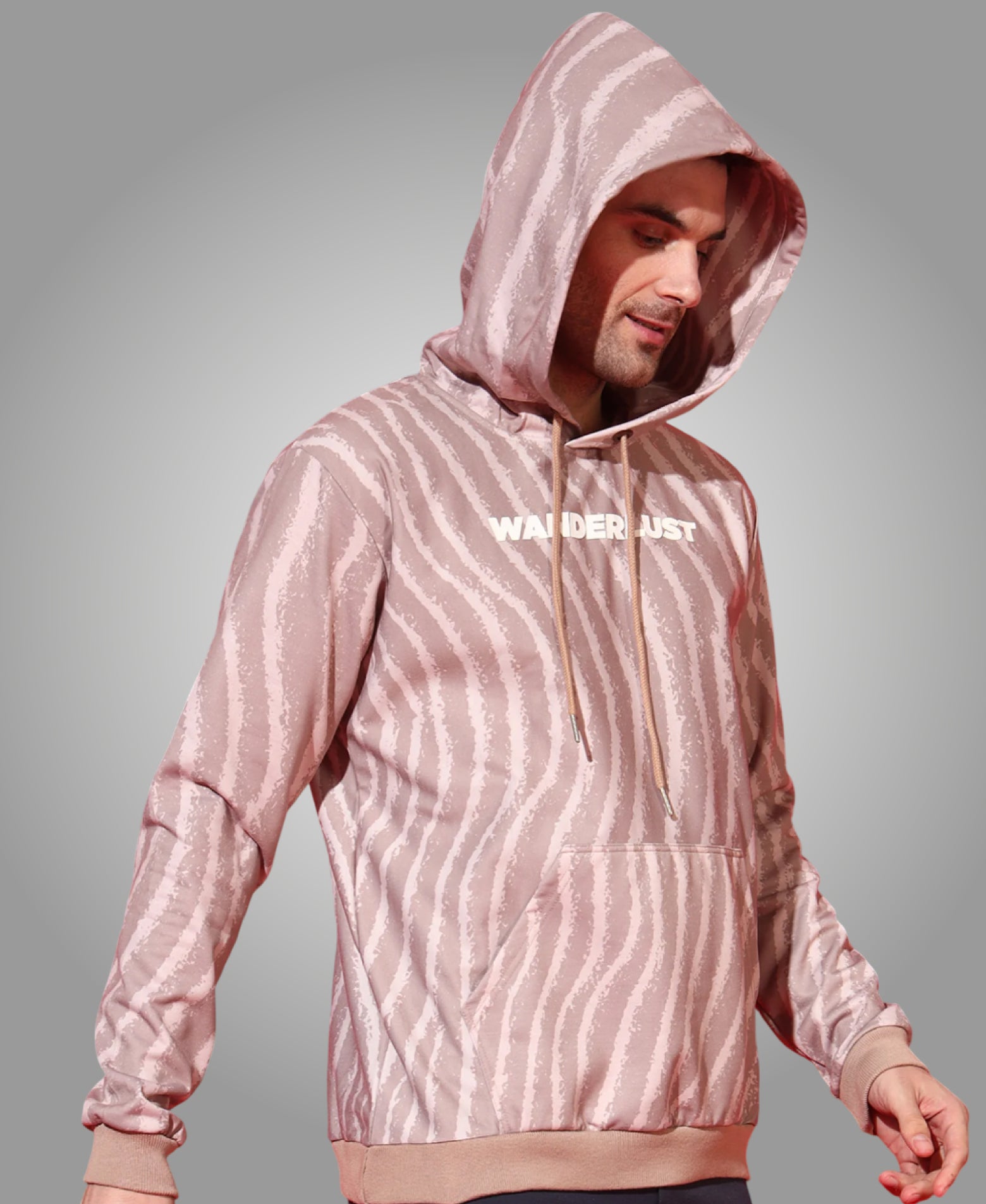 Wanderlust Allover Print Hoodie