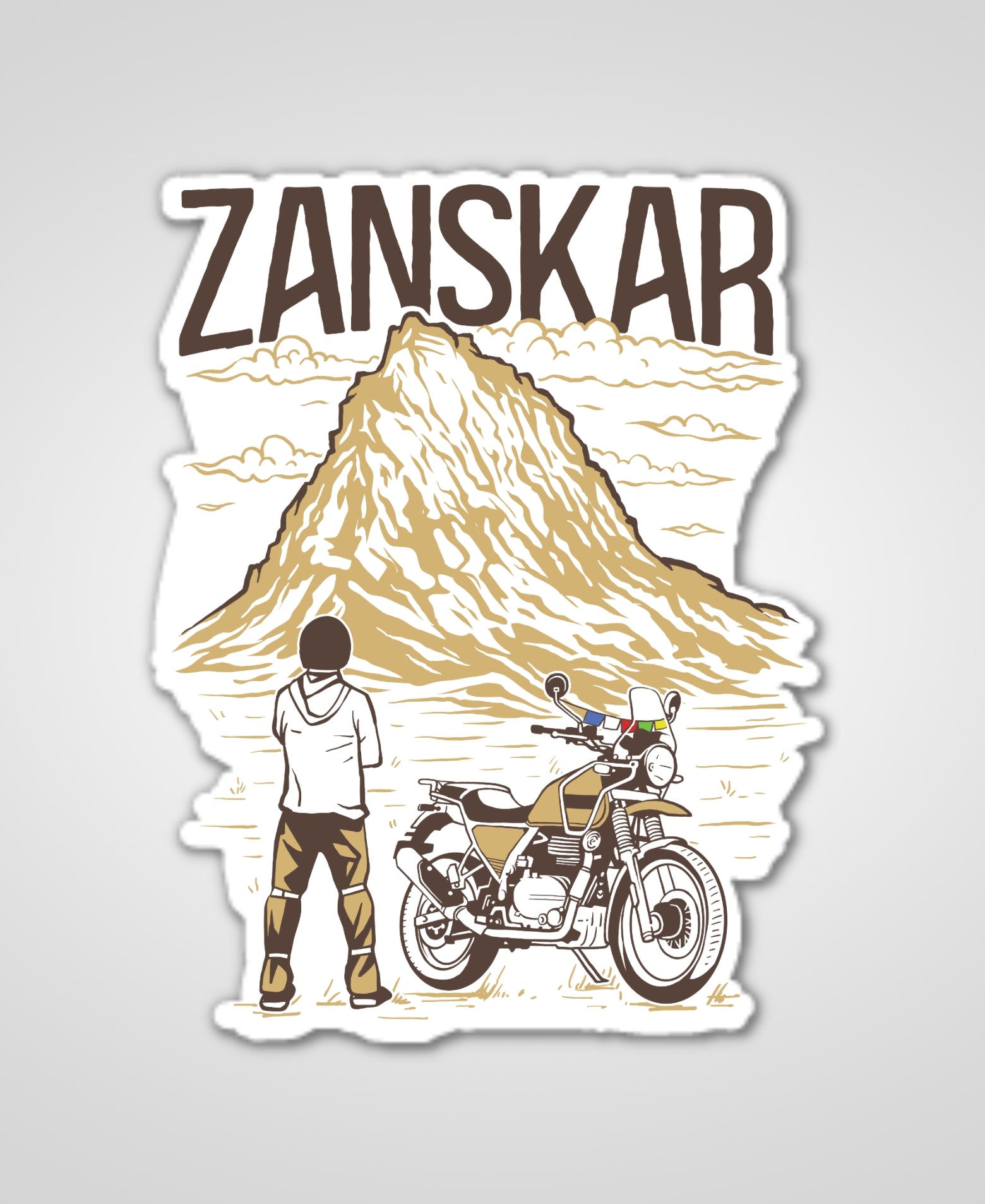 Zanskar Sticker