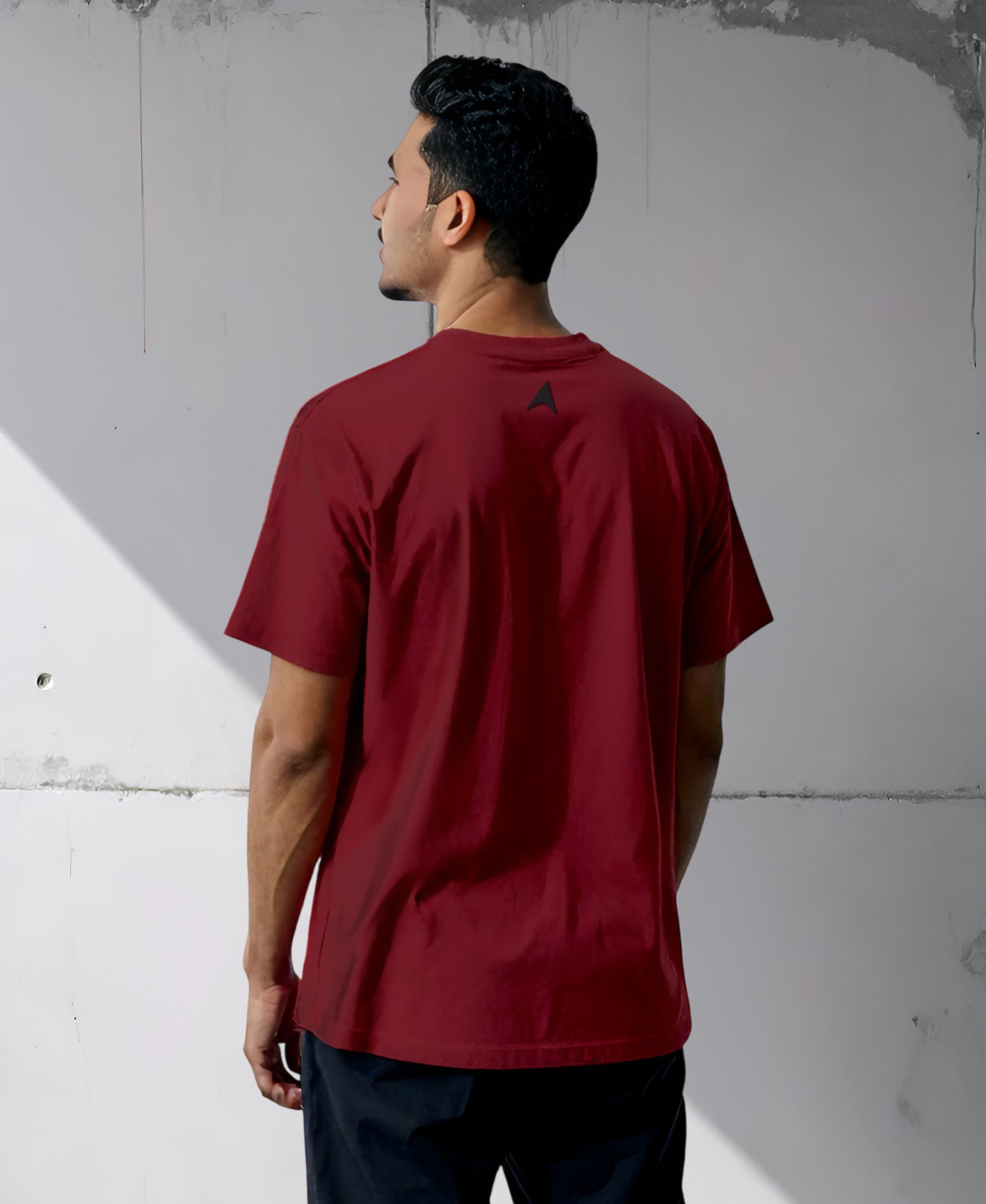 Wander Oversized T-Shirt (Maroon)
