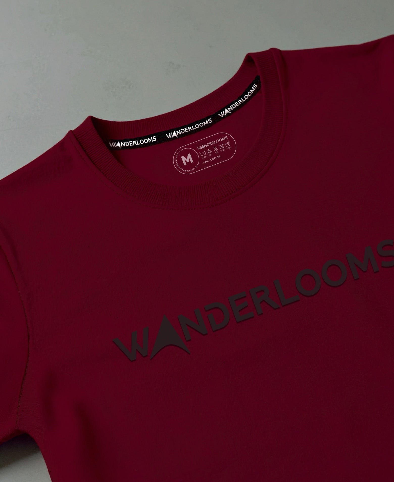 Wander Oversized T-Shirt (Maroon)