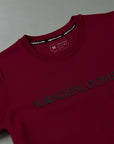 Wander Oversized T-Shirt (Maroon)