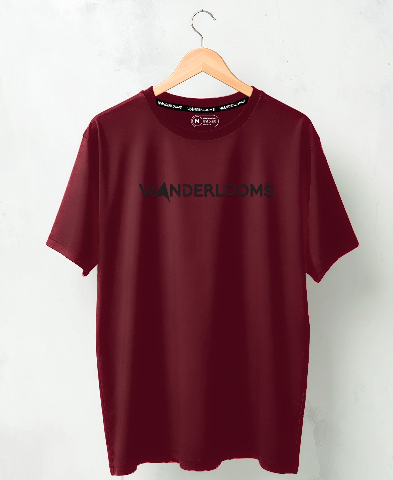 Wander Oversized T-Shirt (Maroon)