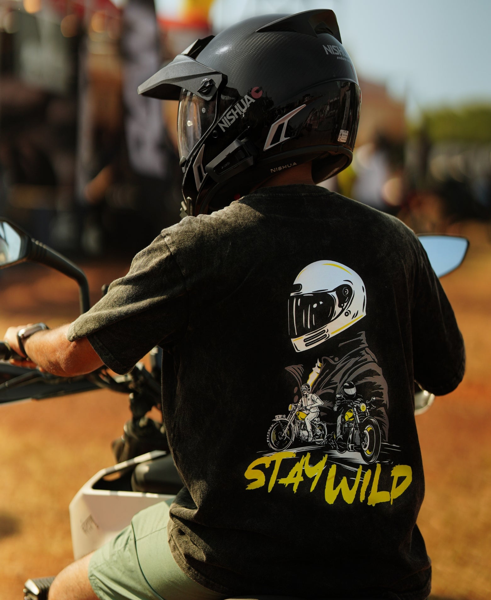 Ride Wild Oversized T-Shirt (Stone Washed)