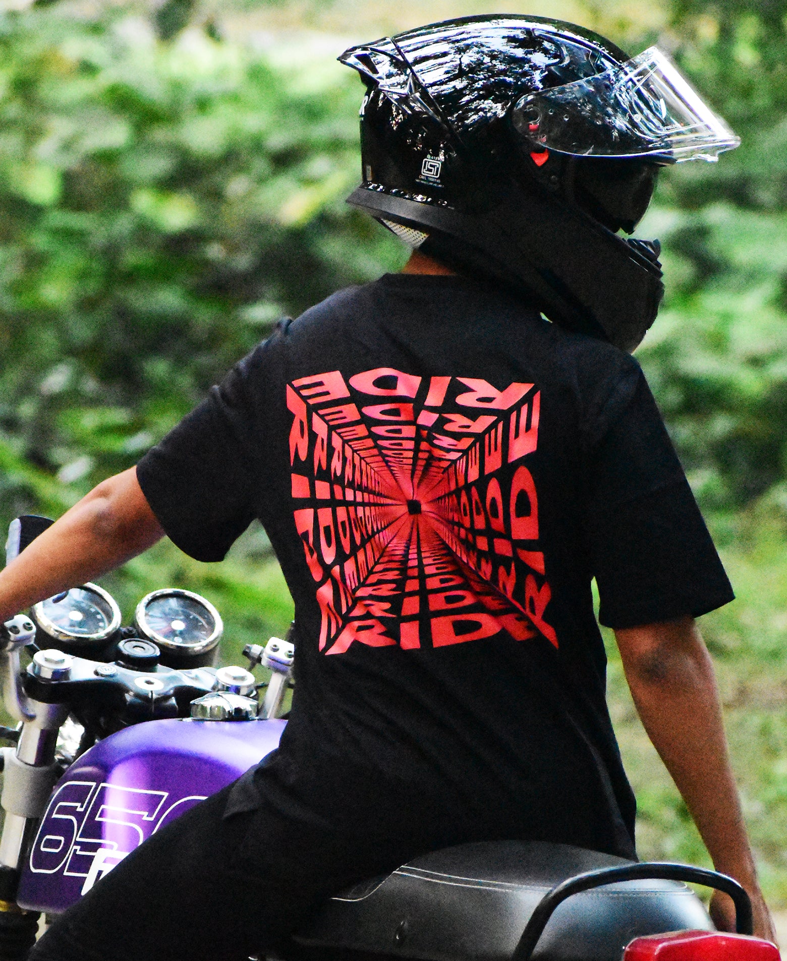 Ride Glow In The Dark Oversized T-Shirt