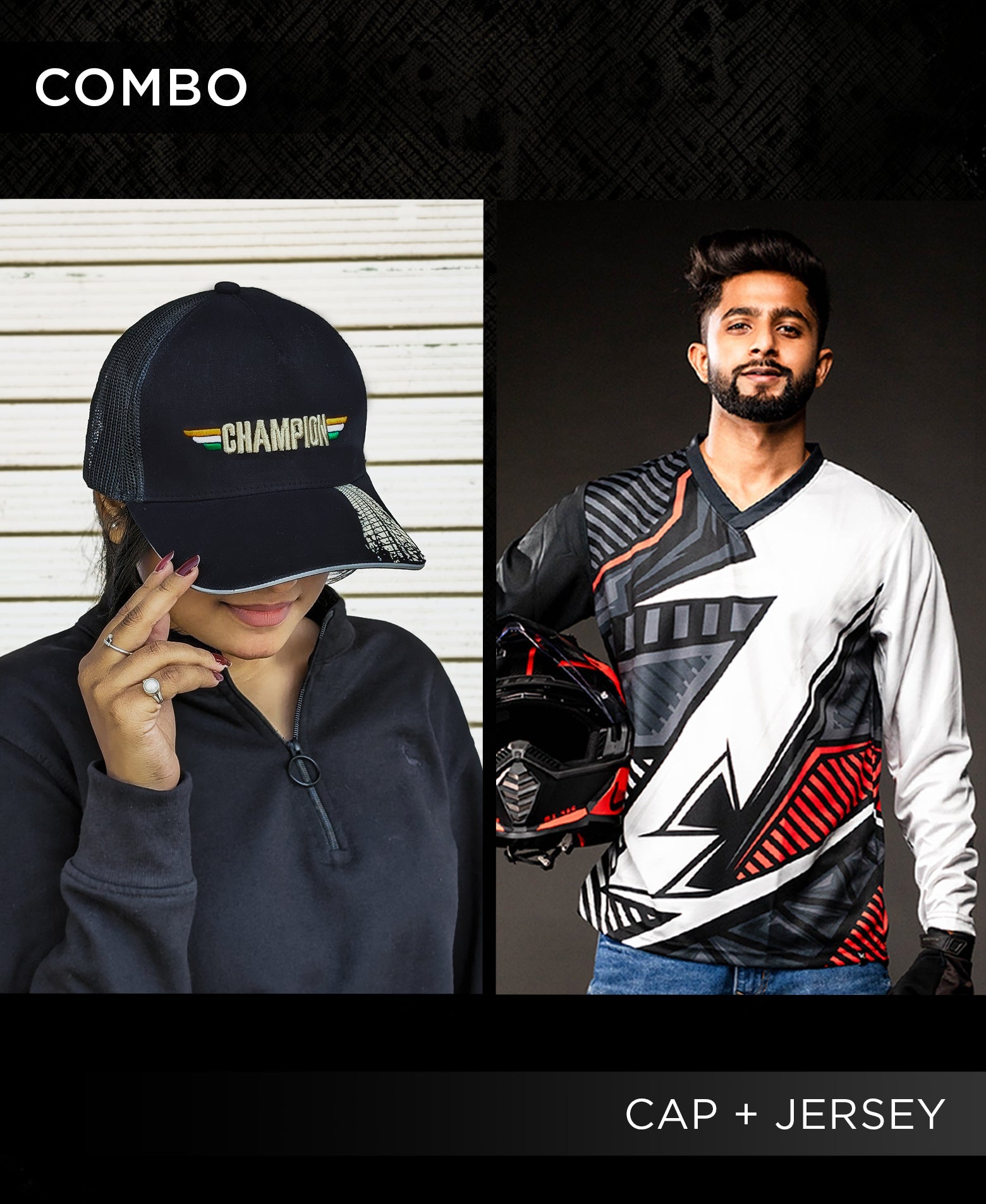Trendsetter Jersey and Champion cap Combo