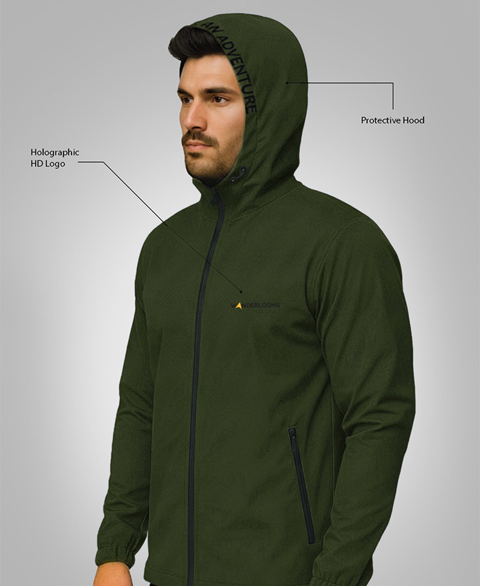 Odyssey Windcheater - Dark Olive