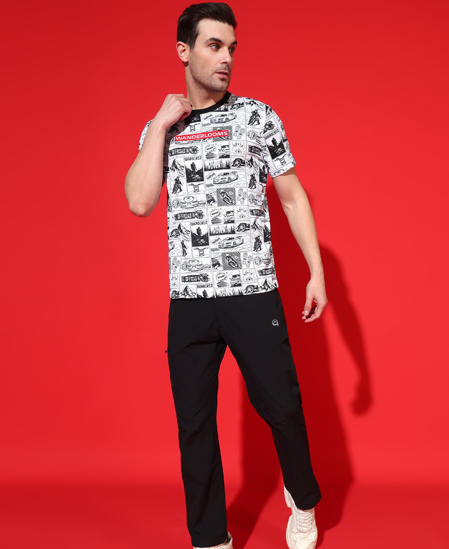 Adventure Comic Allover Print T- Shirt