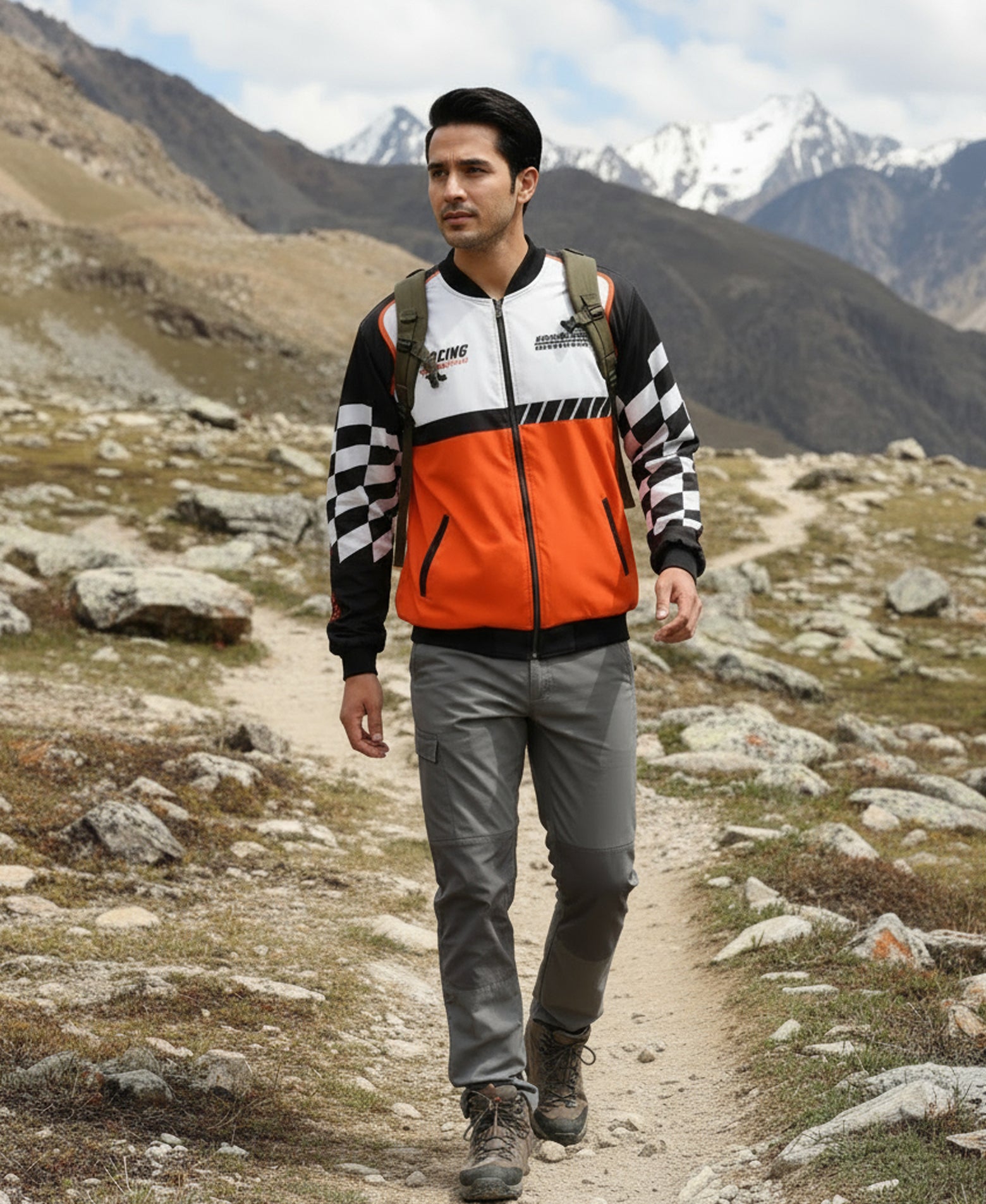 Track Flare Reversible Jacket