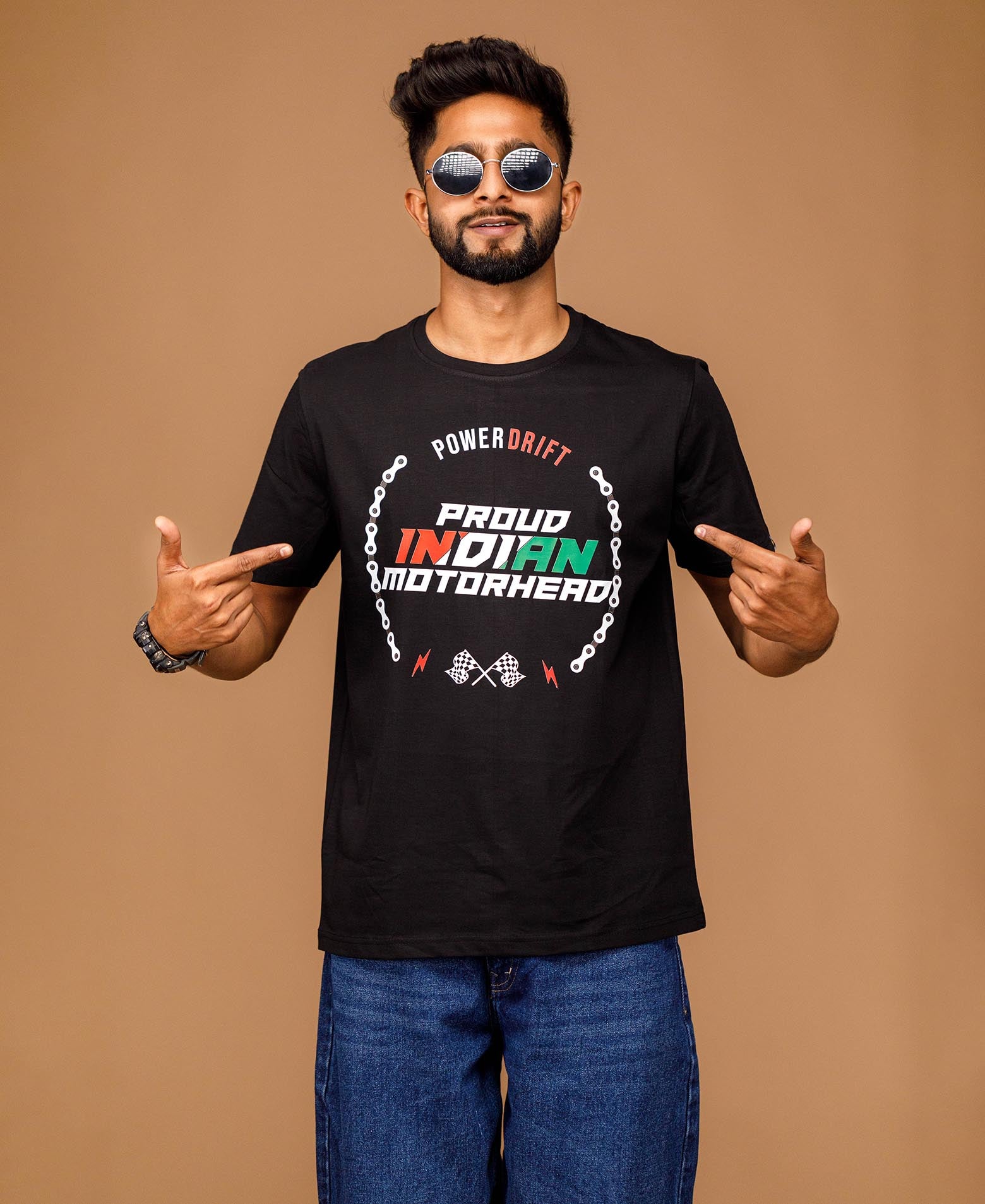 Proud Indian Motorhead Powerdrift T-Shirt