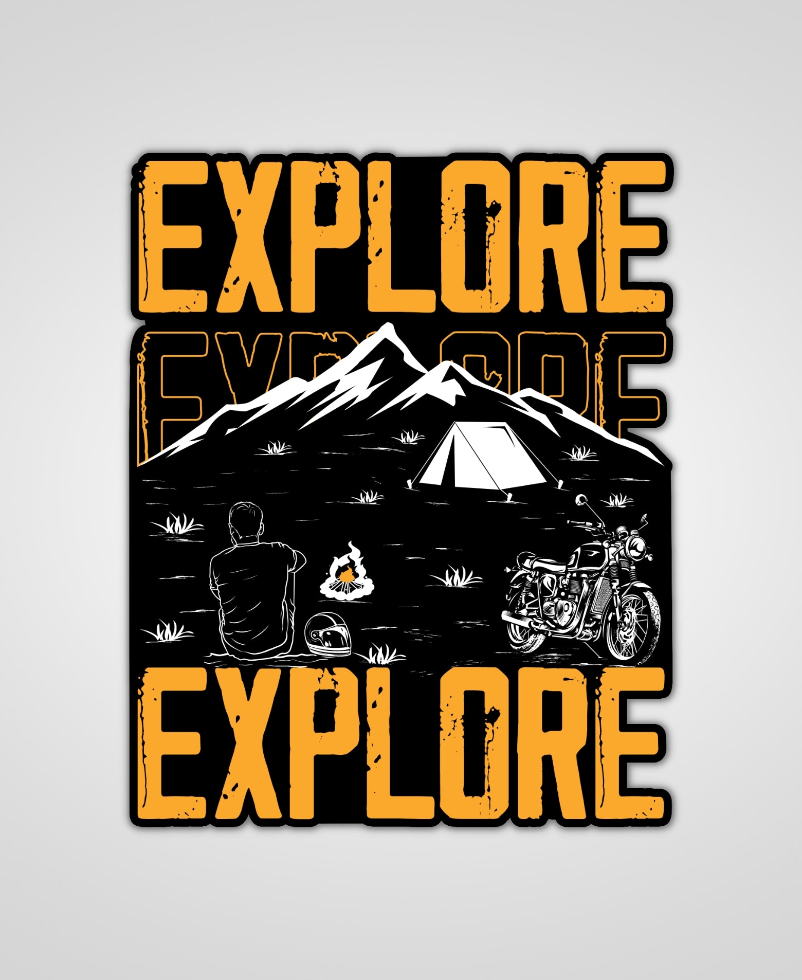 Explore Sticker