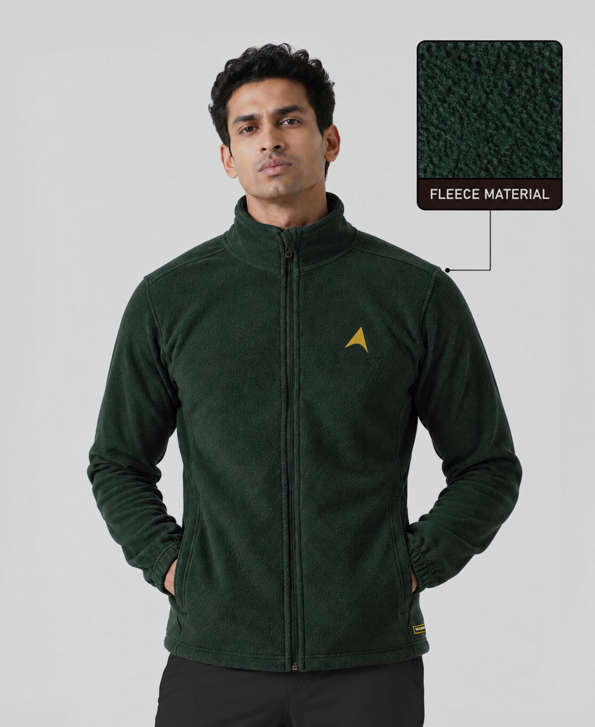 Wander fleece jacket - Trail Olive