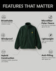 Wander fleece jacket - Trail Olive
