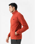 Wander fleece jacket - Campfire orange
