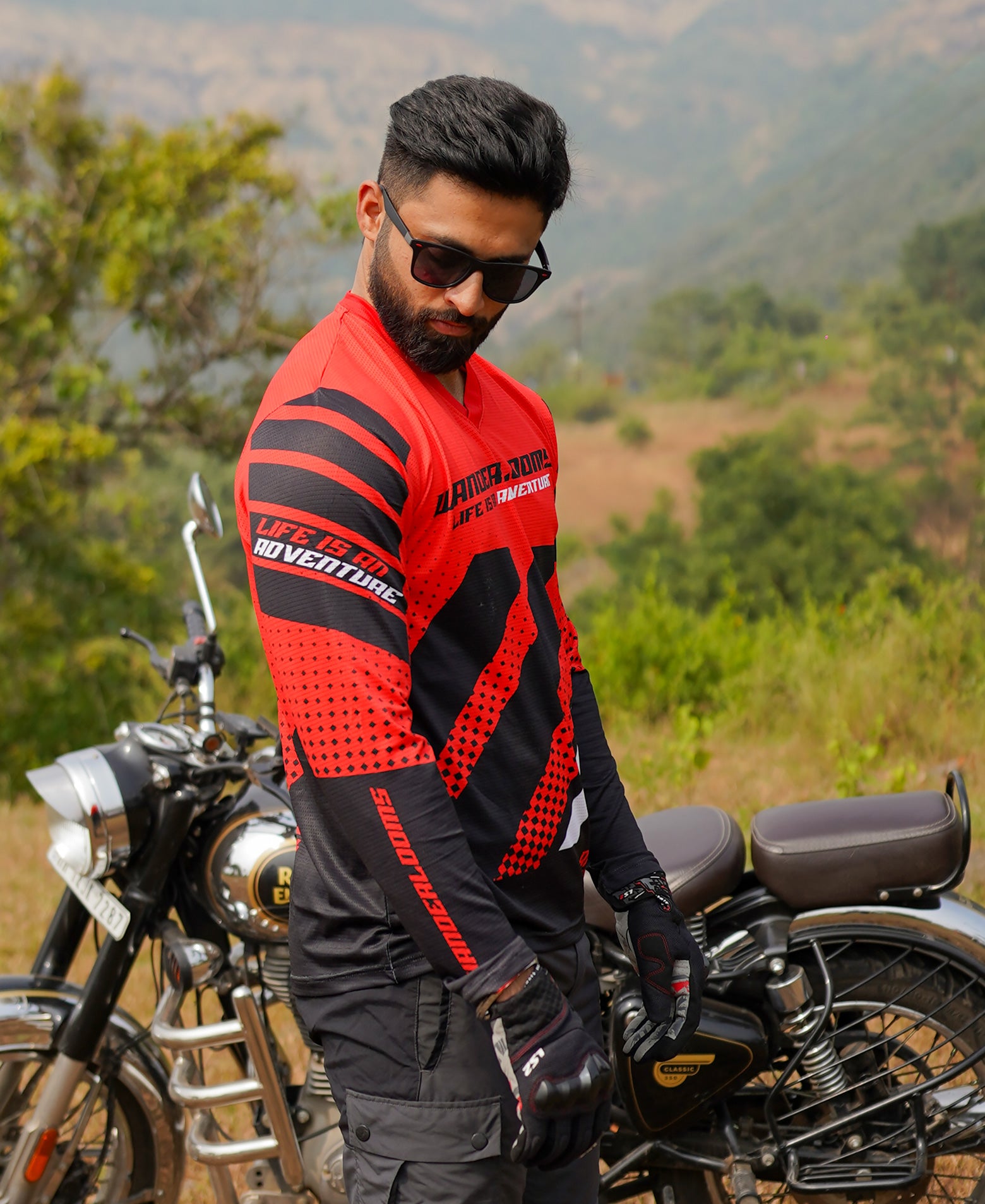 Redline Racer Riding Jersey – WANDERLOOMS