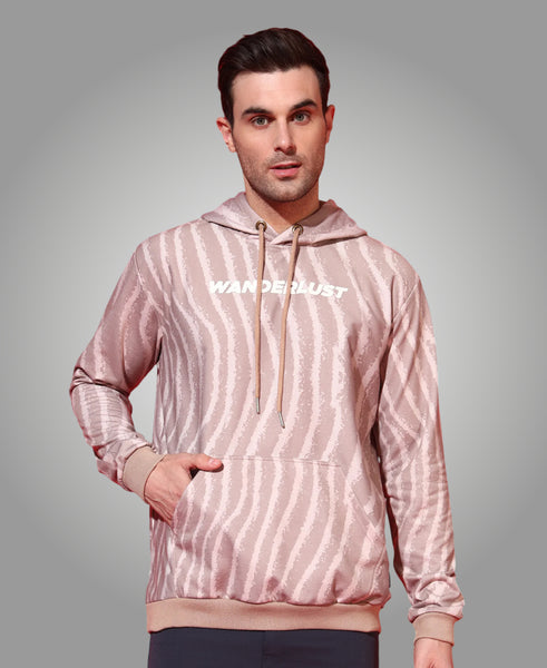 Wanderlust Allover Print Hoodie