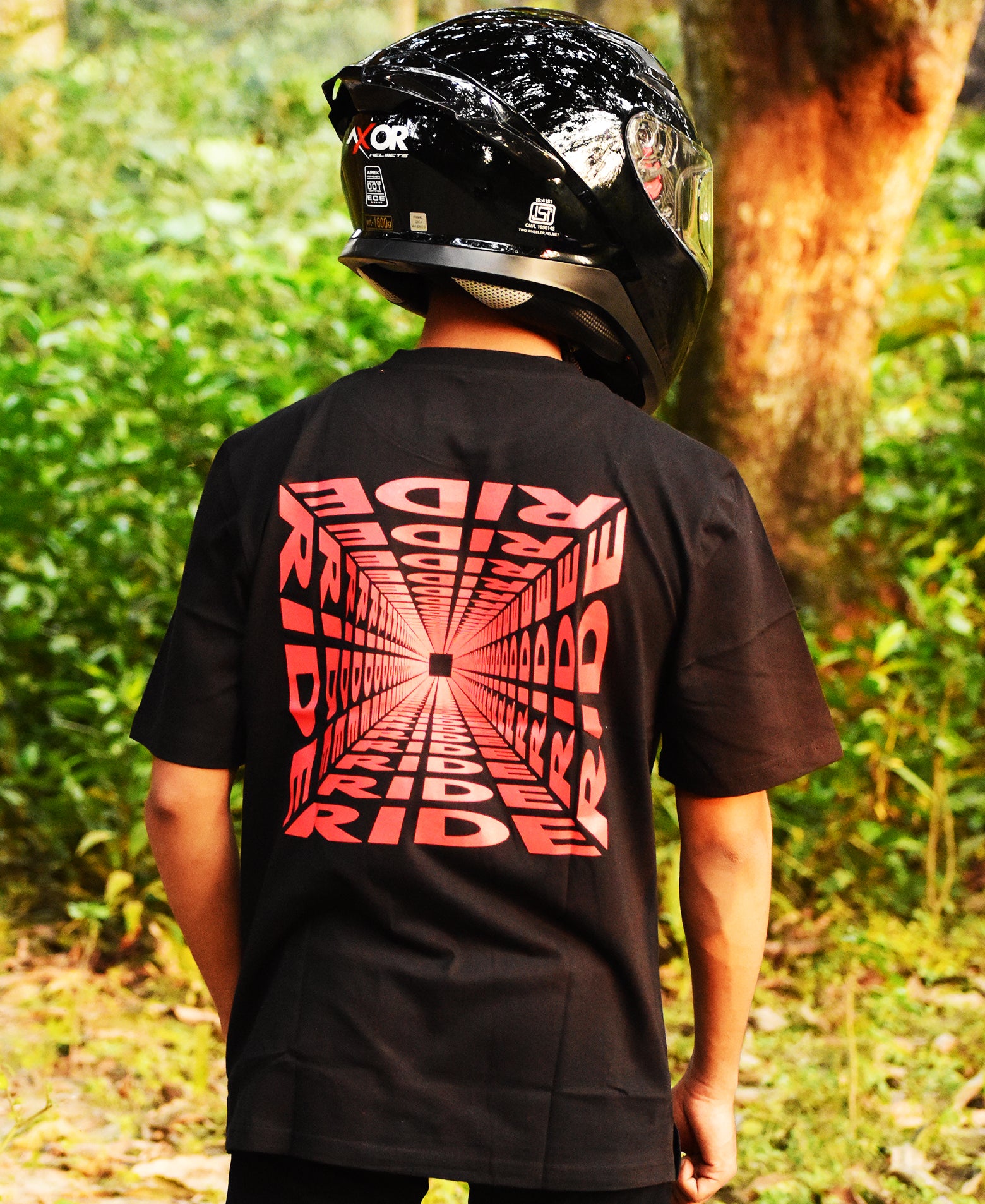 Ride Glow In The Dark Oversized T-Shirt