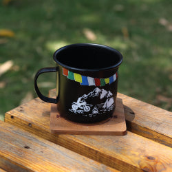 Enamel mugs