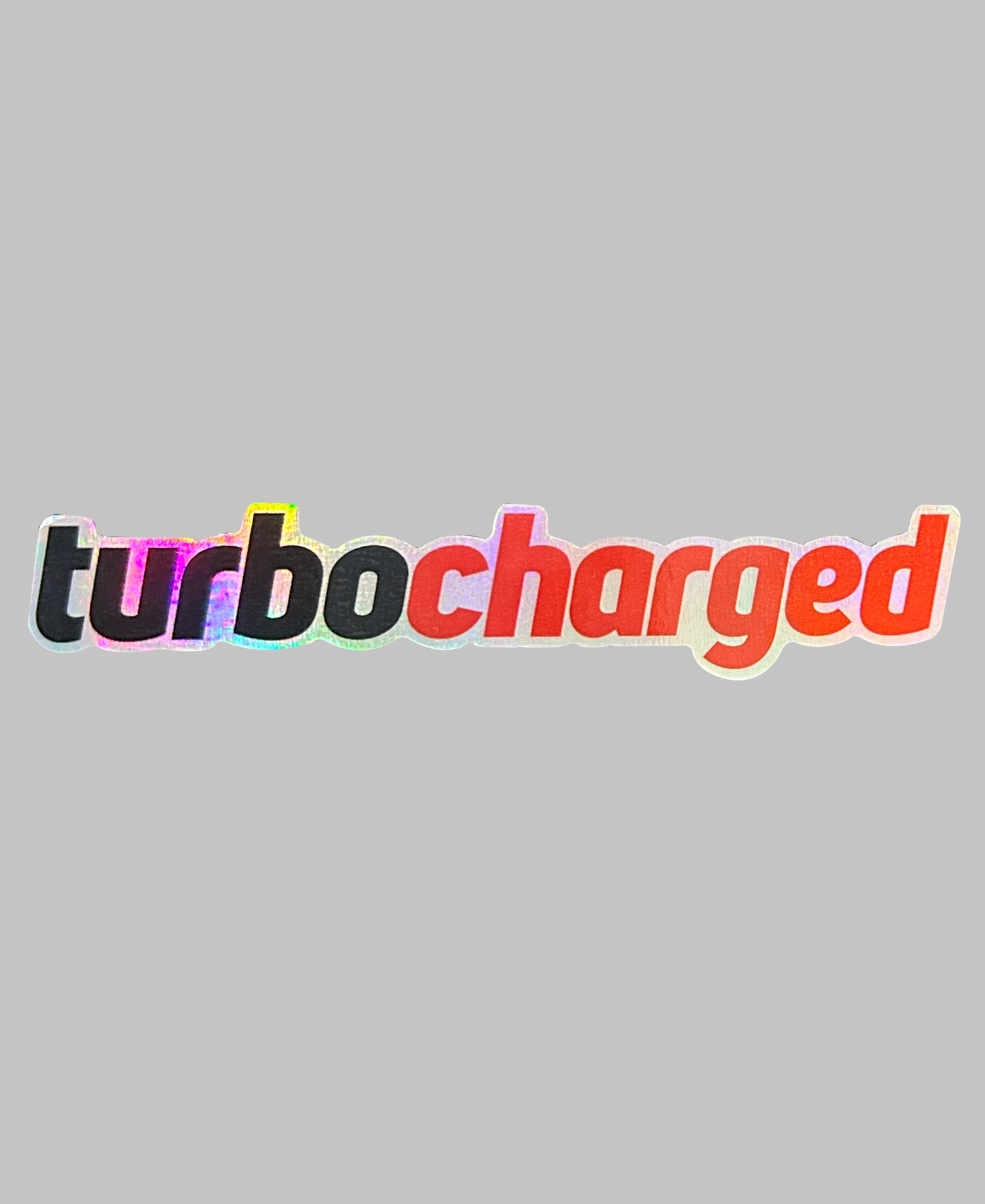 Turbocharged Holographic Stickers