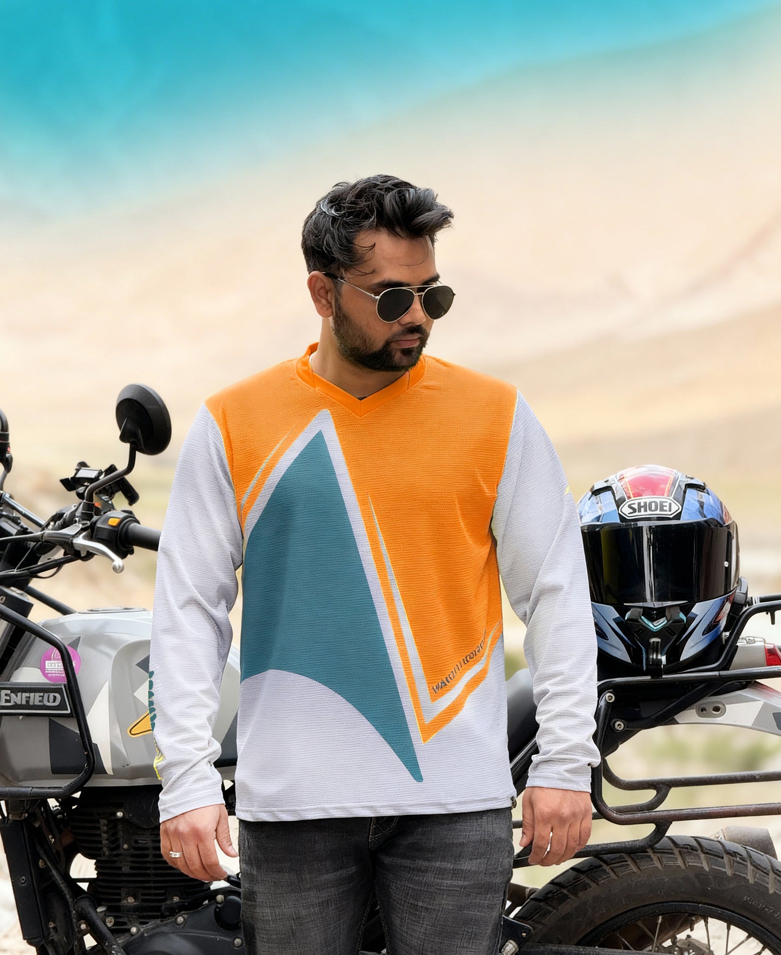 Nomad Riding Jersey (Orange)