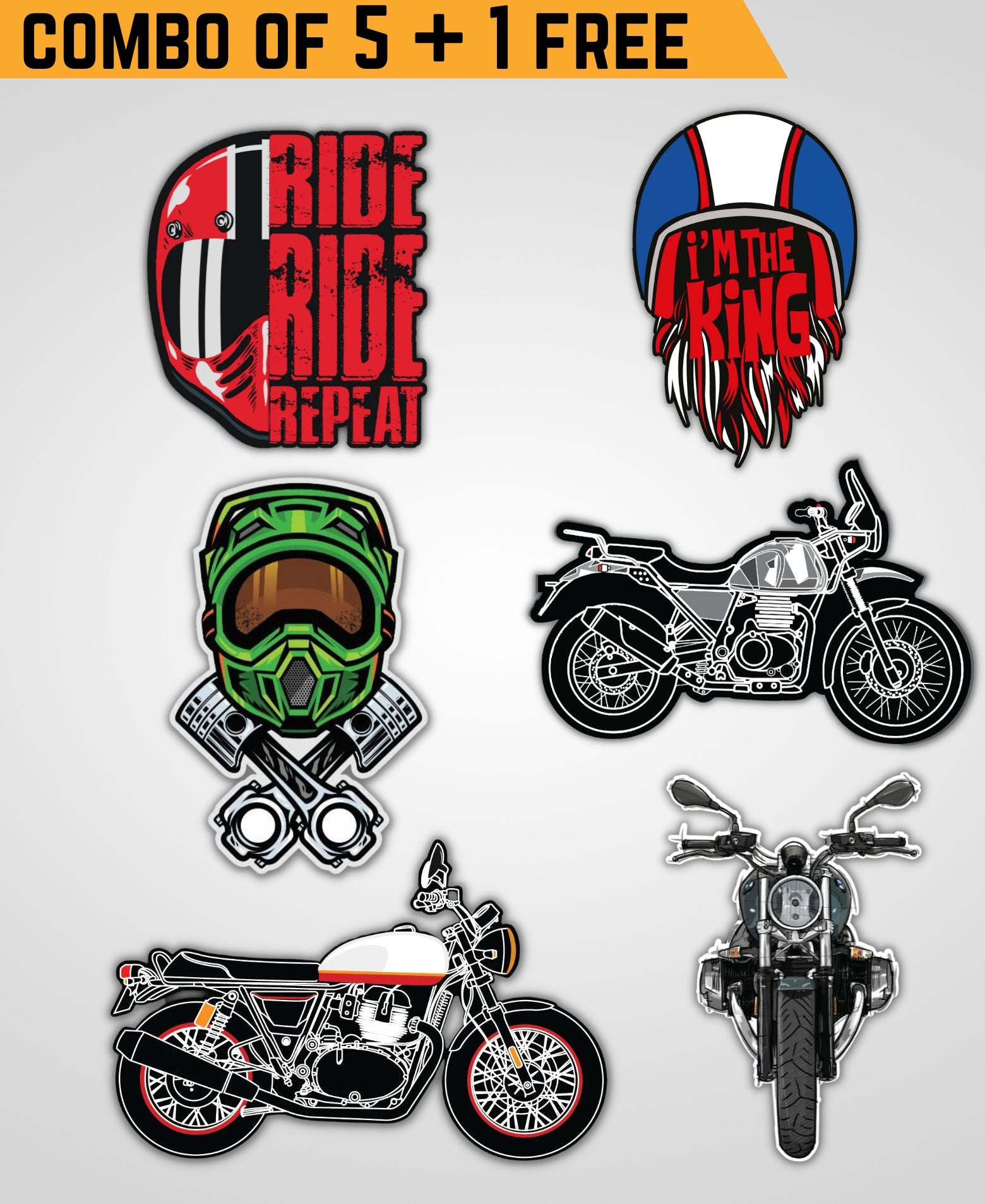 Motorcycle Mania Sticker Combo