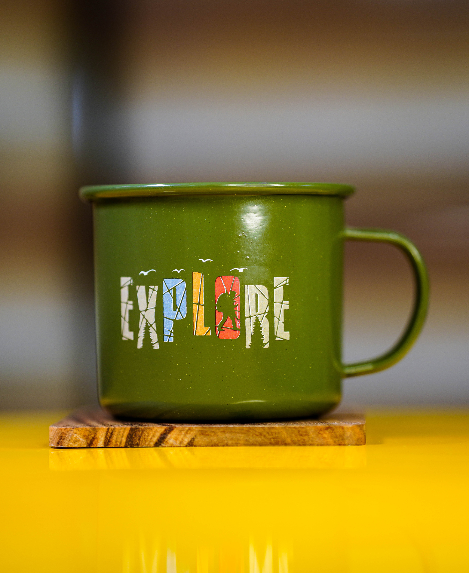 Explore Enamel Mug