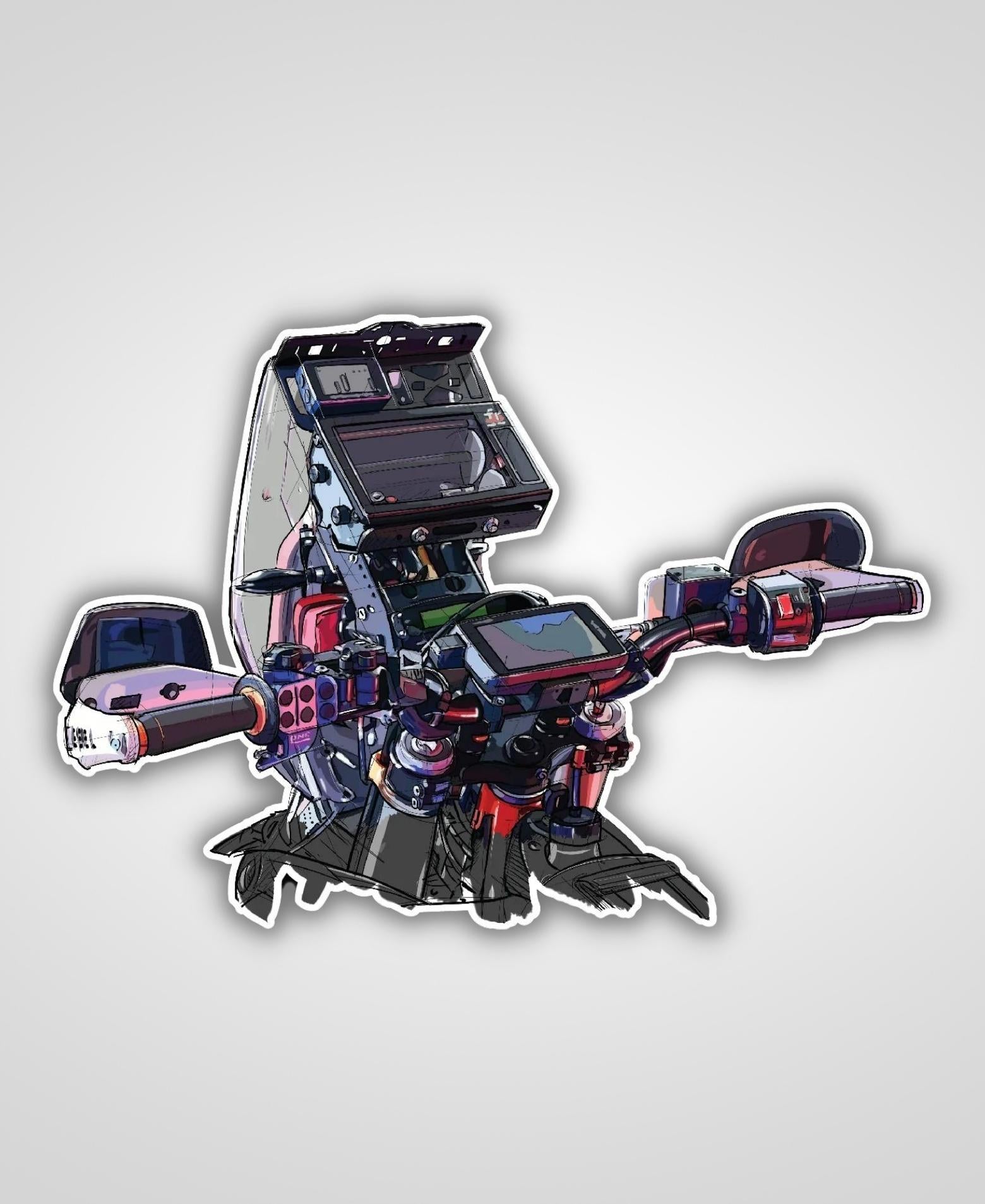 Wanderlooms Rally Roadbook Sticker | Motocross Stickers