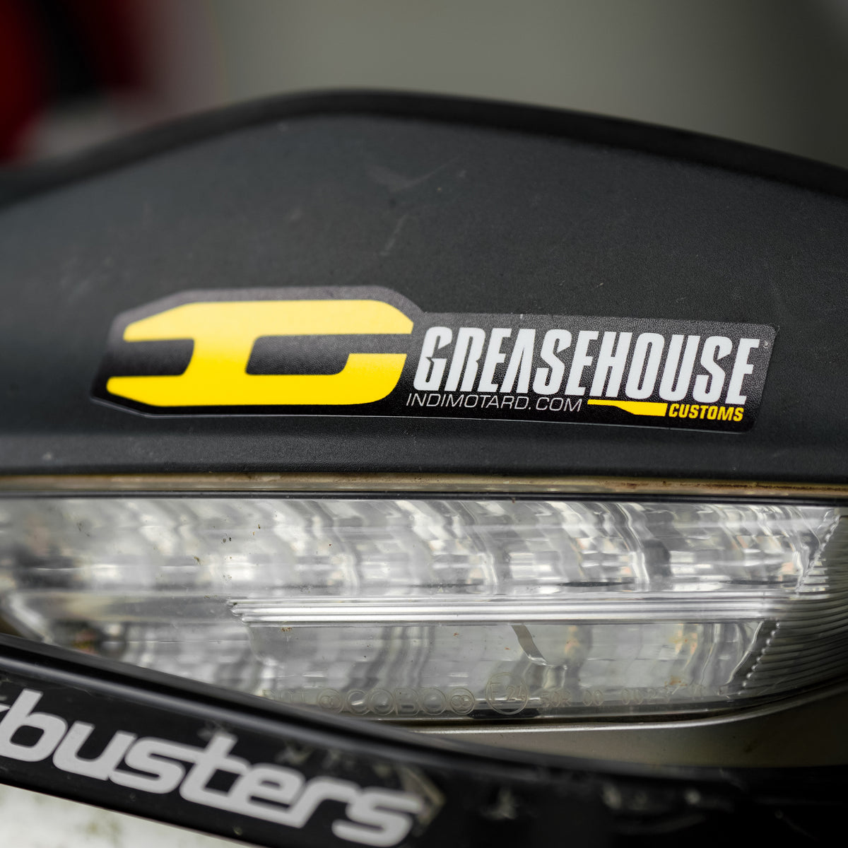 Indmar Engine Sticker Wanderlooms Indimotard Greasehouse Sticker | Adventure Stickers