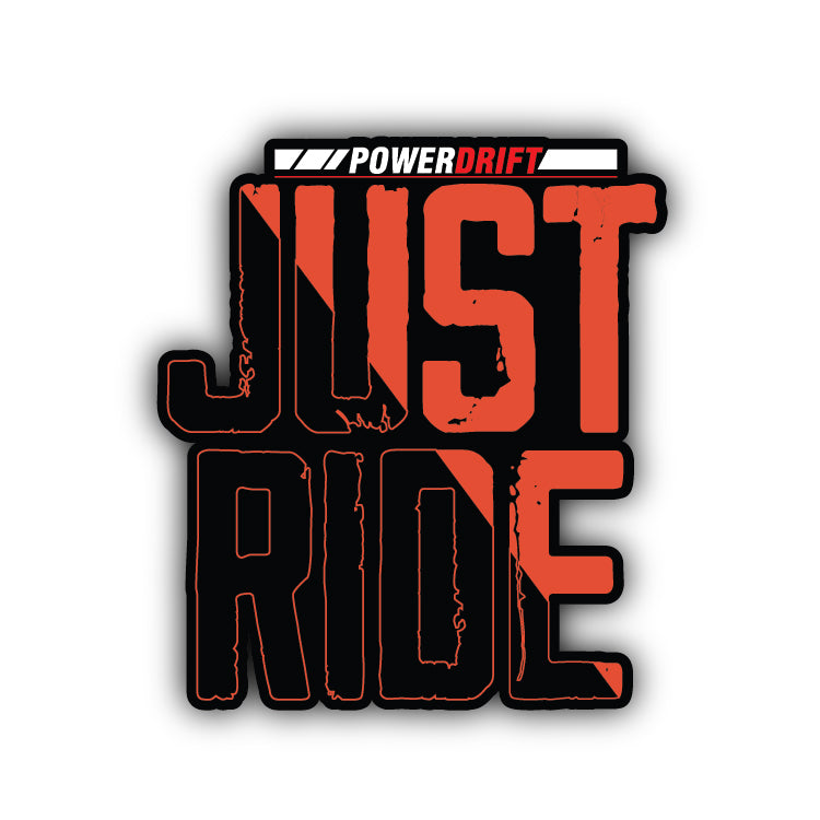 Just Ride Powerdrift Sticker