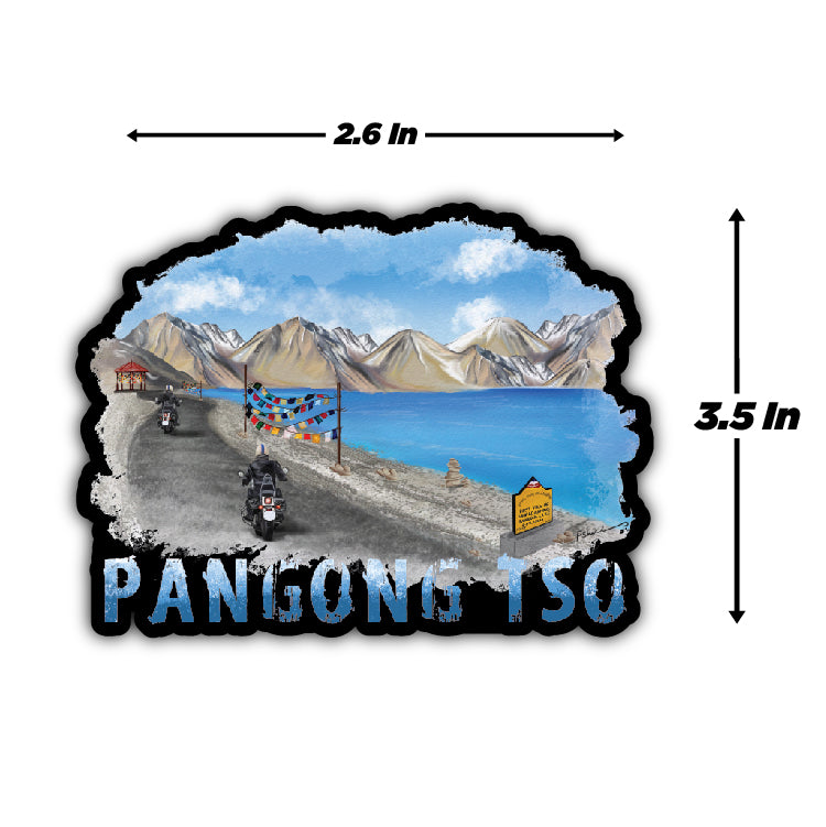 Wanderlooms Ladakh Odyssey Sticker Sheet (14 Stickers) | Adventure Stickers